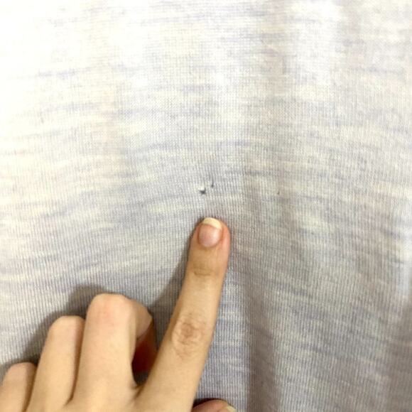 Banana Republic Light Blue 100% Merino Wool Turtleneck Classic Sweater L - Picture 3 of 7